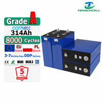 Stock UE, 8000+ cycles, Grade A, Batterie Lithium Prismatique LiFePO4 Neuve 3.2V 314Ah 320Ah pour la construction de systèmes d'alimentation hors réseau