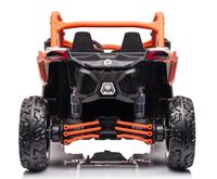 Voiture électrique tout-terrain pour enfants Can-Am Maverick sous licence, 24V, double batterie, 200W, 4 roues motrices, deux places, télécommande 2.4G