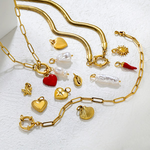 จี้แฟชั่น สแตนเลส รูปหัวใจ ปลาดาว พริก จี้ห้อยคอ เครื่องประดับสำหรับทุกเพศ - Product Image 3