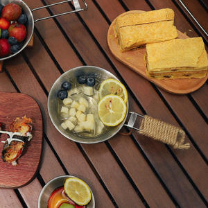 ชามพับได้สแตนเลส 304 ยี่ห้อ Hike Mount ขนาด 300 มล. อุปกรณ์ทำอาหารพกพาสำหรับตั้งแคมป์ สำหรับ 1-2 คน - Product Image 4