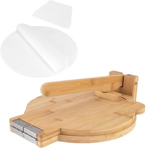Presse à tortillas manuelle en bois, outil de cuisson, accessoires de cuisine domestique, presse à tortillas de maïs mexicaines - Product Image 6