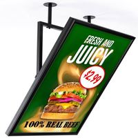 Boîte à lumière LED ultra-mince en aluminium A1/A2/A3/A4 pour affiches publicitaires, boîte à lumière LED personnalisée en aluminium, boîte à lumière rétroéclairée LED ultra-mince