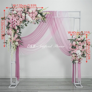 DKB Best Selling Hanging artificial <b>flower</b> decoration Arrangement Artificial Silk <b>Flowers</b> For Wedding Decoration - Product Image 2