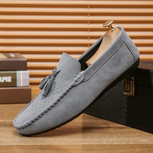 Mocassins de mode printemps-automne pour hommes, chaussures <span class=keywords><strong>bateau</strong></span> classiques en cuir de haute qualité, confortables pour la conduite - Product Image 6