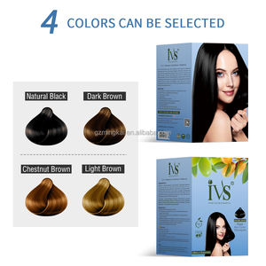 IVS usage domestique 10 Mins Hair Dye 30 ml shampooing de coloration des cheveux 4 couleurs shampooing de coloration permanente pour marque privée OEM vente en gros - Product Image 3