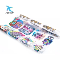 Película de Transferencia Térmica PET Rollo a Rollo 50cmx100m/50m Soluble en Agua Impresión UV a Baja Temperatura para Aplicaciones DTF