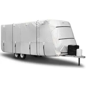 Capa Oxford para motorhome e caravana de viagem, acessório à prova d'água durável para carroceria e engate