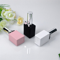 Carré Gel Vernis À Ongles Logo Personnalisé Impression Sur Soie Bouteilles De Luxe Gel Vernis À Ongles Bouteilles Vide Vernis À Ongles Bouteille