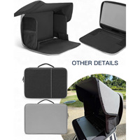 Tas Laptop Desain 2 in 1 Pelindung Matahari Luar Ruangan Lipat Portabel untuk Laptop Bekerja di Luar Ruangan