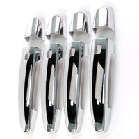 Cubierta de manija de puerta cromada con agujeros de llave inteligente para Chevrolet Impala Malibu Volt Equinox Traverse Camaro GMC Acadia Terrain 2014-22