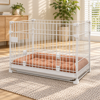 Cage pliable personnalisée pour animaux de compagnie, empilable, pour intérieur, avec plateau coulissant, pour petits chiens et chats