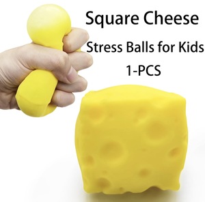 Jouet de pression en forme de <span class=keywords><strong>fromage</strong></span> carré, créatif, anti-stress, nouveauté transfrontalière - Product Image 2