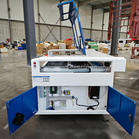 Nouvelle machine de gravure et de découpe au laser CO2 refroidie par eau CNC Jinan LaserMen-1390 80W pour acrylique, bois, contreplaqué, MDF, papier