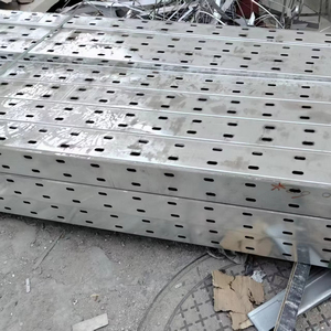 Bandeja portacables perforada de acero inoxidable - Product Image 1