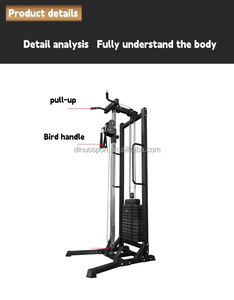 Máquina de <span class=keywords><strong>Gimnasio</strong></span> <span class=keywords><strong>en</strong></span> <span class=keywords><strong>Casa</strong></span> de Alta Calidad con Sistema de Poleas Ajustable, con Sistema de Poleas Simples y Dobles, con Pila de Pesas - Product Image 2