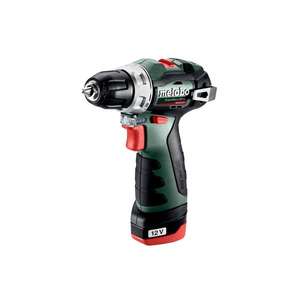 METABO - 601721500 PowerMaxx BS BL - 12V <b>Cordless</b> <b>drill</b>/<b>screwdriver</b> (with 2 x 2.0 Ah batteries and charger) - Product Image 1