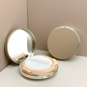 Emballage de poudre cosmétique 13g en plastique ABS, épaisseur 25mm, impression sérigraphique, contenant pour crème BB CC - Product Image 1