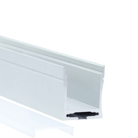 Profilé en aluminium LED avec diffuseur, embouts et clips pour bande LED 23*28 mm