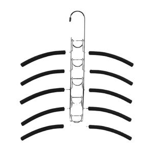 Percha para pantalones, plegable, multifuncional, de cinco capas, de espuma acolchada de algodón, estante de viaje, armario de almacenamiento, ayudante, perchas de ropa de Metal - Product Image 3