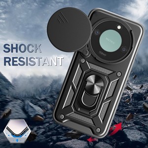 Ốp lưng chống sốc thông minh 5G For Honor X9C với giá đỡ nhẫn, tương thích với Honor X8A X8B X7C X9A X9B Magic 7 Lite - Product Image 4