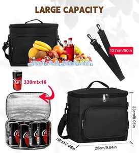 Customize Lunch Bag Work Office Picnic Beach Insulated Lunch Cooler Bag for Adult Lunch Bag with Adjustable Shoulder Strap - Product Image 3