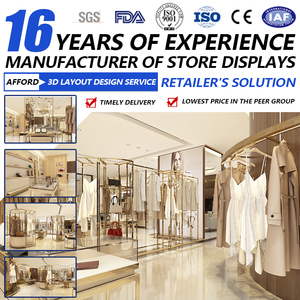 Jewelry <strong>Showcase</strong> <strong>Display</strong> Cabinet Cheap <strong>Glass</strong> <strong>Supplier</strong> Fashion Modern China Stainless Steel + Tempered Ultra Clear <strong>Glass</strong> YT-ZBG02 - Product Image 3