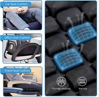 Coussin de siège de fauteuil roulant gonflable 3D en TPU, capacité 120 kg, design pliable et portable pour le voyage, soulagement de la pression, anti-escarres