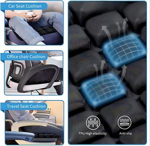 Coussin de siège gonflable pour fauteuil roulant, coussin de siège gonflable 3D pour soulager la pression, coussin anti-escarres à <span class=keywords><strong>air</strong></span> comprimé - Product Image 2