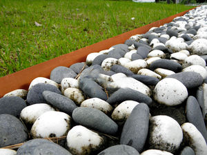 Bordure de paysage en acier corten Bordure extérieure de 4.5 pouces 1pc Ornement de jardin - Product Image 2