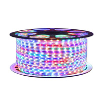 Bande lumineuse LED intelligente 100ft 30M RGB 5050 humeur magique changement de couleur musique synchronisation ambiante décoration maison chambre dent bleue
