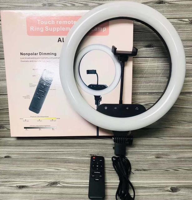 Photo/Studio/Phone/Video Professional Led Ringlight With Filter Mirror Tripod Stand Led Lamp Ring Light for Photography Light