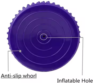 16,5x8,5 cm PVC Spiky Half Ball Integración sensorial Yoga Fitness Masaje - Product Image 2