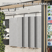 Panneaux acoustiques modernes ignifuges et imperméables en fibre de polyester 100% écologiques pour chambre, couloir, bureau, immeuble, appartement, salle de sport