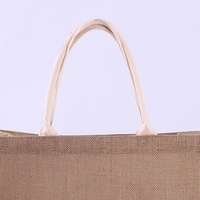 Sac fourre-tout en jute réutilisable à motif de dessin animé, avec fermeture éclair et logo personnalisé – Offre Spéciale