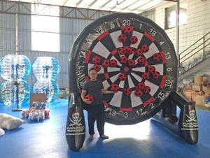 Jeu de fléchettes gonflable Offre Spéciale, jeu de tir à la <span class=keywords><strong>cible</strong></span>/jeu de fléchettes de football gonflable - Product Image 2