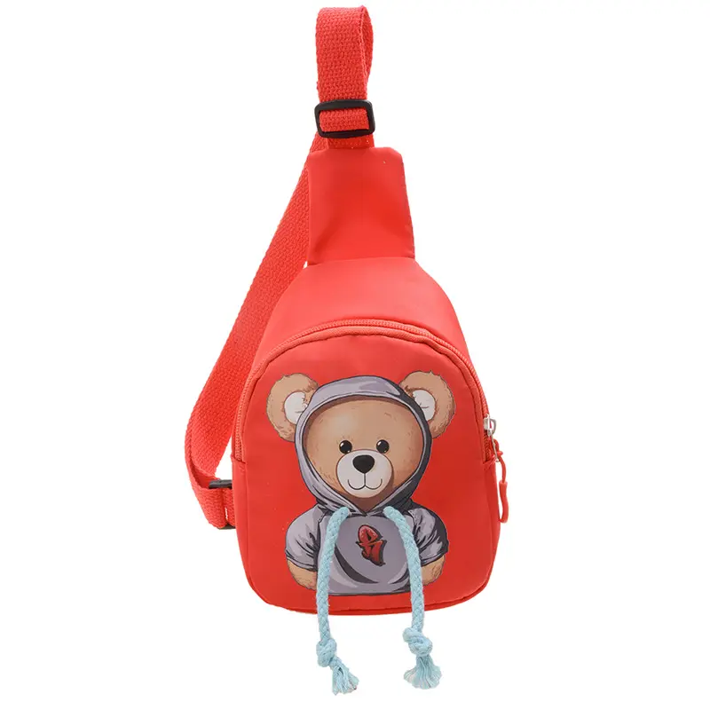 New Fashion Bear Fanny Pack Chest Bag Mochila Escolar Belt Bag Cute Snack Pack For Children