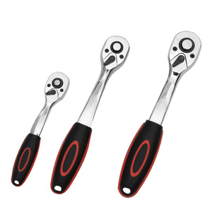 Clé à cliquet 24 dents poignée droite 72 dents poignée incurvée planche rapide ensemble d'outils de réparation automatique - Product Image 1