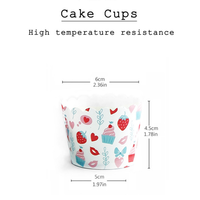 50 pièces ensemble de doublures de cupcakes jetables de qualité alimentaire étuis en papier sulfurisé emballages de muffins tasse de cuisson professionnelle résistante à la chaleur