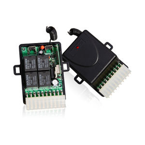 YET404PC-V4.0 433mhz Relais universel 12-30VDC Contrôleur sans fil RF Code ouvert 4 CH Récepteur Contrôleur pour <span class=keywords><strong>porte</strong></span> de <span class=keywords><strong>garage</strong></span> - Product Image 1