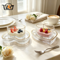 Plats à fruits en verre, bols à salade ou bols à soupe, parfaits pour servir des collations lors des célébrations du Nouvel An ou des mariages