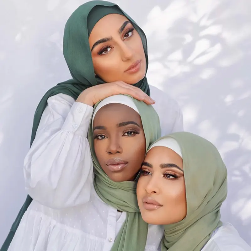 Frc 2024 Nieuwe Zachte Ademende Bamboe Modal Lichtgewicht Rayon Modal Hijabs Katoenen Modal Hijab Sjaal Voor Moslim Vrouwen