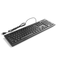 Clavier Umila arabe filaire ordinaire pas cher pleine grandeur clavier d'ordinateur USB Ultra mince Logo personnalisé OEM claviers à membrane de bureau