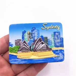畅销旅游纪念品悉尼澳大利亚城市树脂3D冰箱磁铁