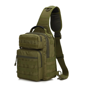 Camouflage Outdoor Sports <b>Chest</b> Bag One-Shoulder Tactical Vest Backpack Factory Direct Sale Cycling - Product Image 1