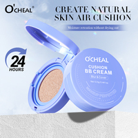 Natural Cover Glow Cushion Foundation Finish Foundation Makeup Tahan Lama Natural Coverage BB Cream
