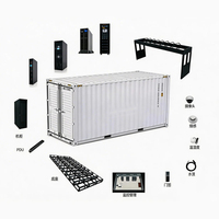 Penggunaan Cepat 720 kW GB300 NVL72 ATX Rak Server Paduan Aluminium Kipas Pusat Komputasi Cerdas Kontainer Bergerak Psu