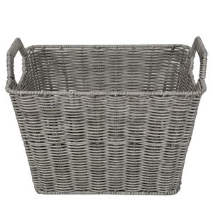 Customized desktop snack and cosmetic <b>storage</b> <b>basket</b>, imitation <b>rattan</b> woven simple household kitchen and bathroom <b>storage</b> - Product Image 5