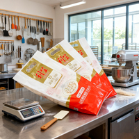 Sacs d'emballage sous vide pour riz de 2,5 kg en gros, briques de riz transparentes anti-humidité avec poignée