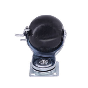 Kugelförmige Lenkrollen Schwarze Kugelrollen Metallrollen für Möbel - Product Image 3