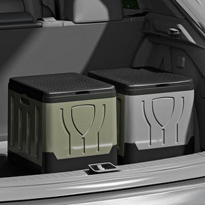 Toilette pliable portable pour voiture, voyages en voiture, <span class=keywords><strong>camping</strong></span>, utilisation en extérieur, urgence, siège de toilette en PP solidifié - Product Image 1